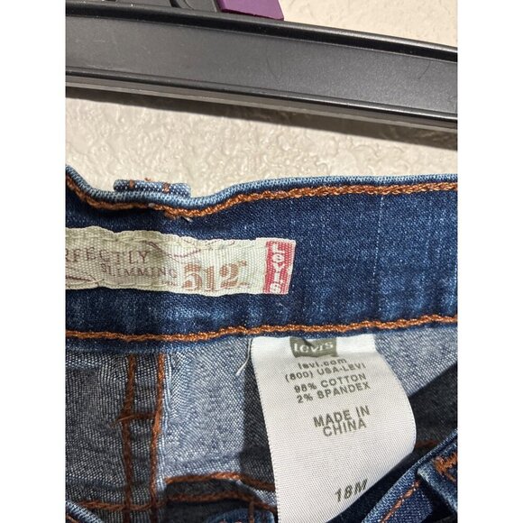 Levis 512 Jeans Womens Size 16M Perfectly Slimming Bootcut - Picture 2 of 10